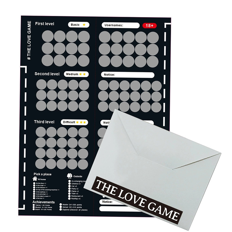 Board Game Unmatched - Juego de 100 Posiciones Sexuales para