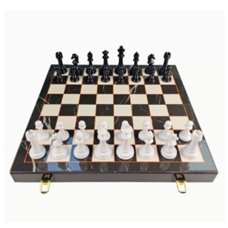 Board Game Box - Juego de Ajedrez de Madera Maciza
