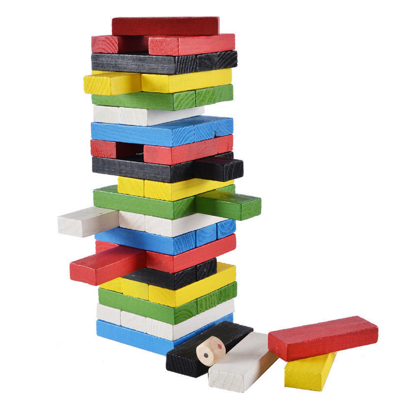 Board Game Jenga - Juego de torre de apilamiento de