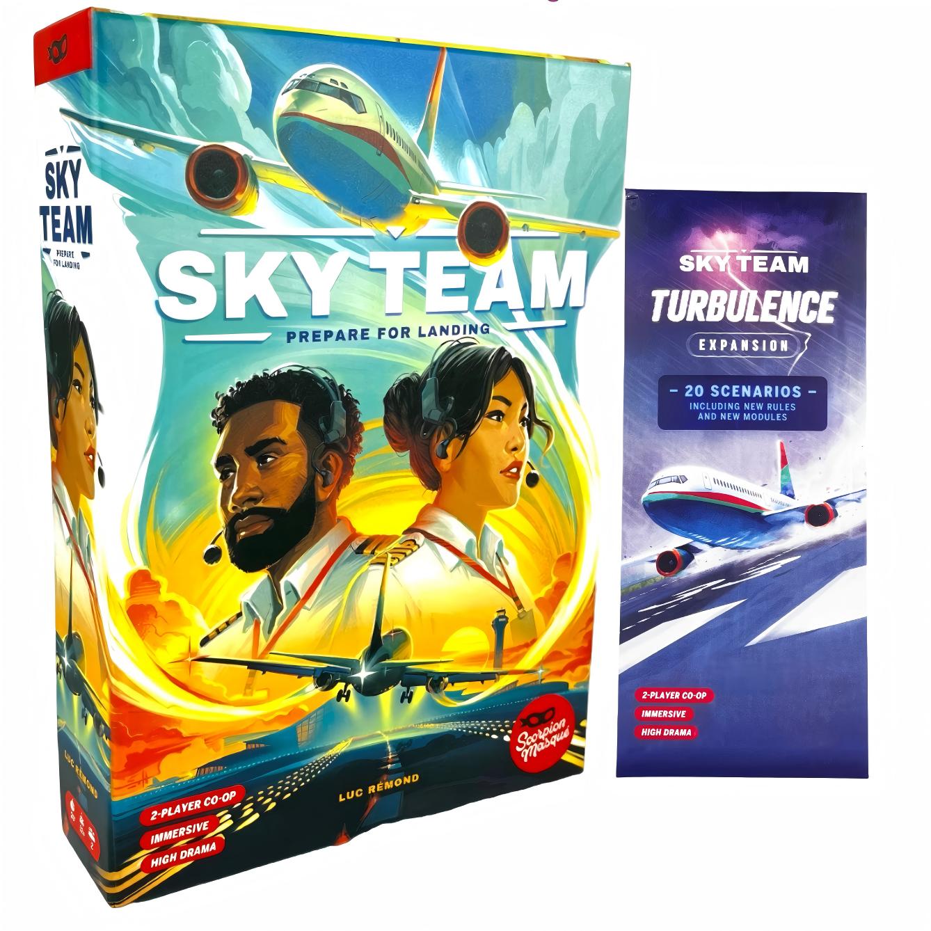 Board Game Unmatched - Juego de mesa: SKY TEAM Base