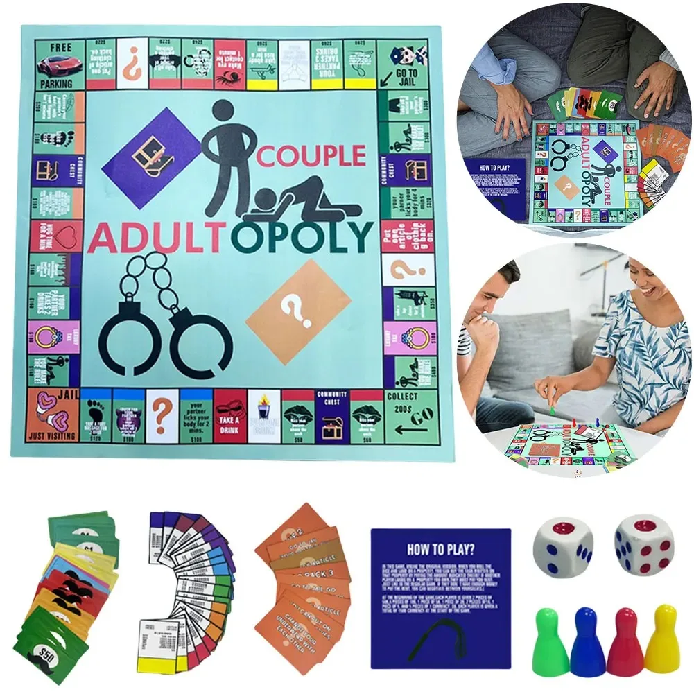 Board Game Unmatched - Juego de Mesa Adultopoly para Parejas,