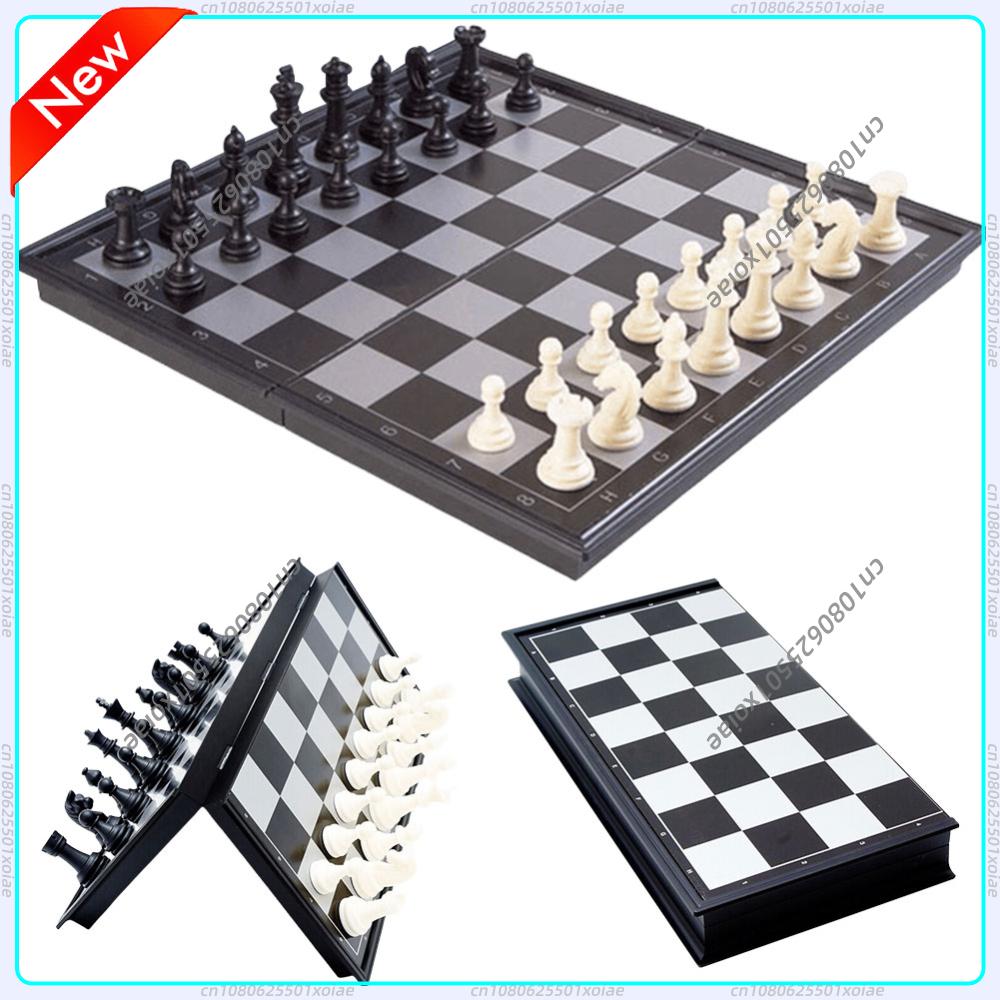 Magnetic Travel Chess - Ajedrez magnético plegable, tablero de ajedrez