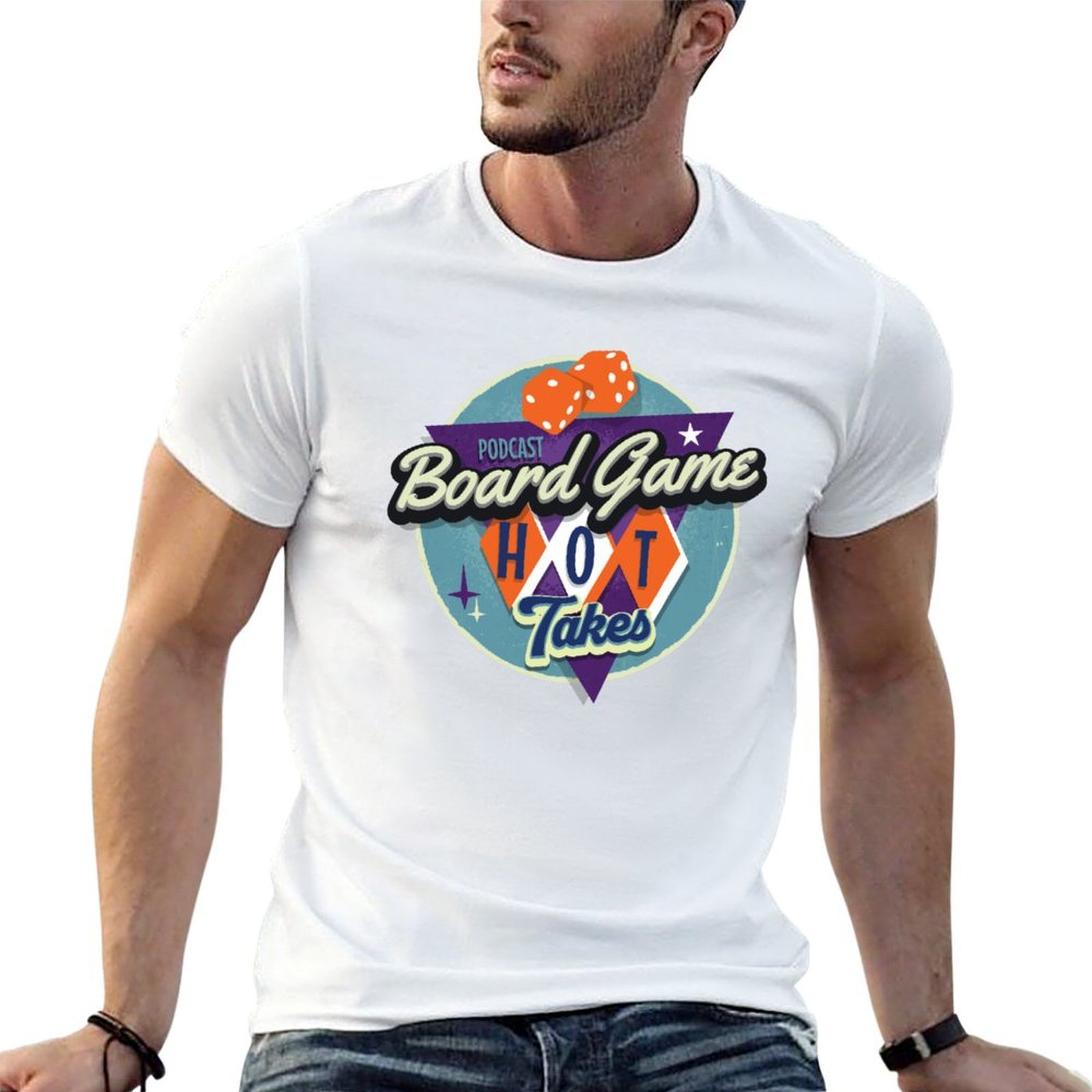 Board Game Logo - Camiseta con logotipo del podcast Board