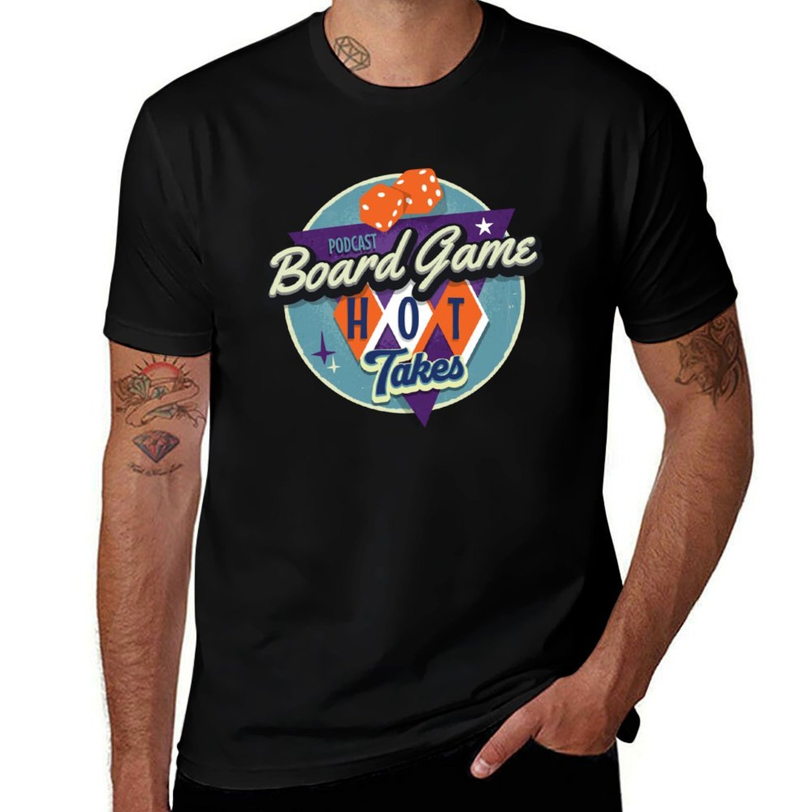 Camiseta con logotipo del podc - Board Game Logo reseña y precio