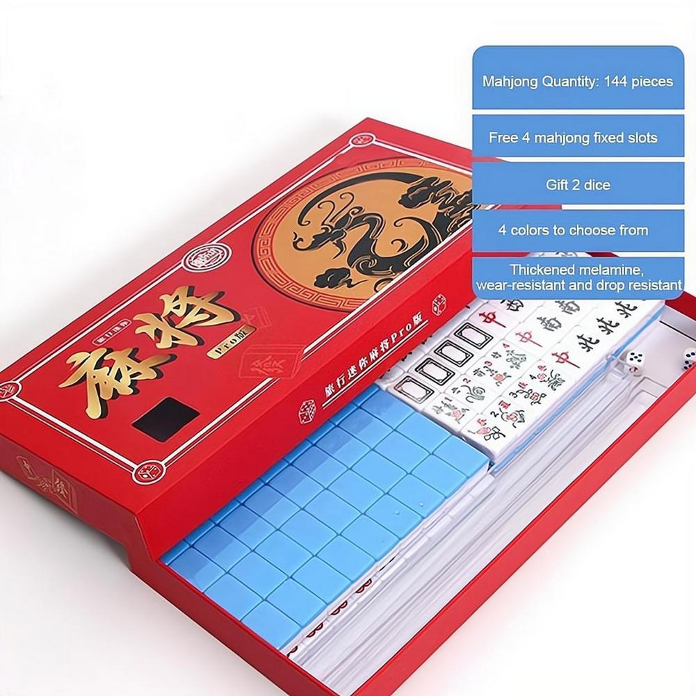 Mini juego de Mahjong portátil - Board Game Box reseña y precio