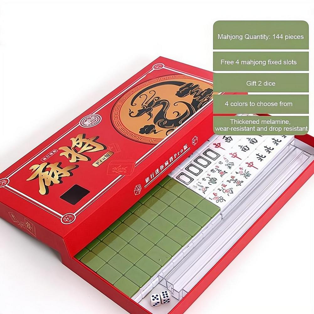 Mini juego de Mahjong portátil - Board Game Box reseña y precio