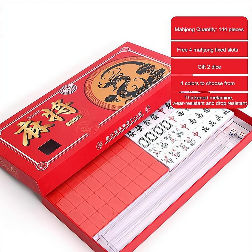 Mini juego de Mahjong portátil - Board Game Box reseña y precio
