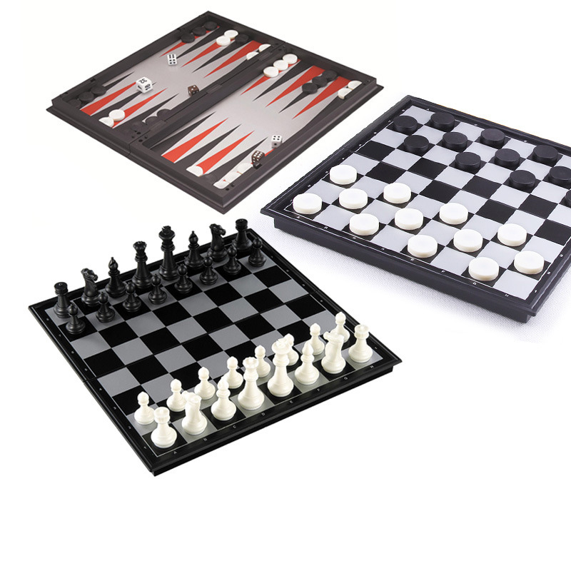 Ajedrez magnético plegable, ta - Magnetic Travel Chess reseña y precio