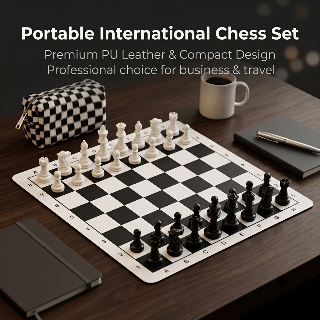 Juego de Ajedrez Plegable de 3 - Magnetic Travel Chess reseña y precio