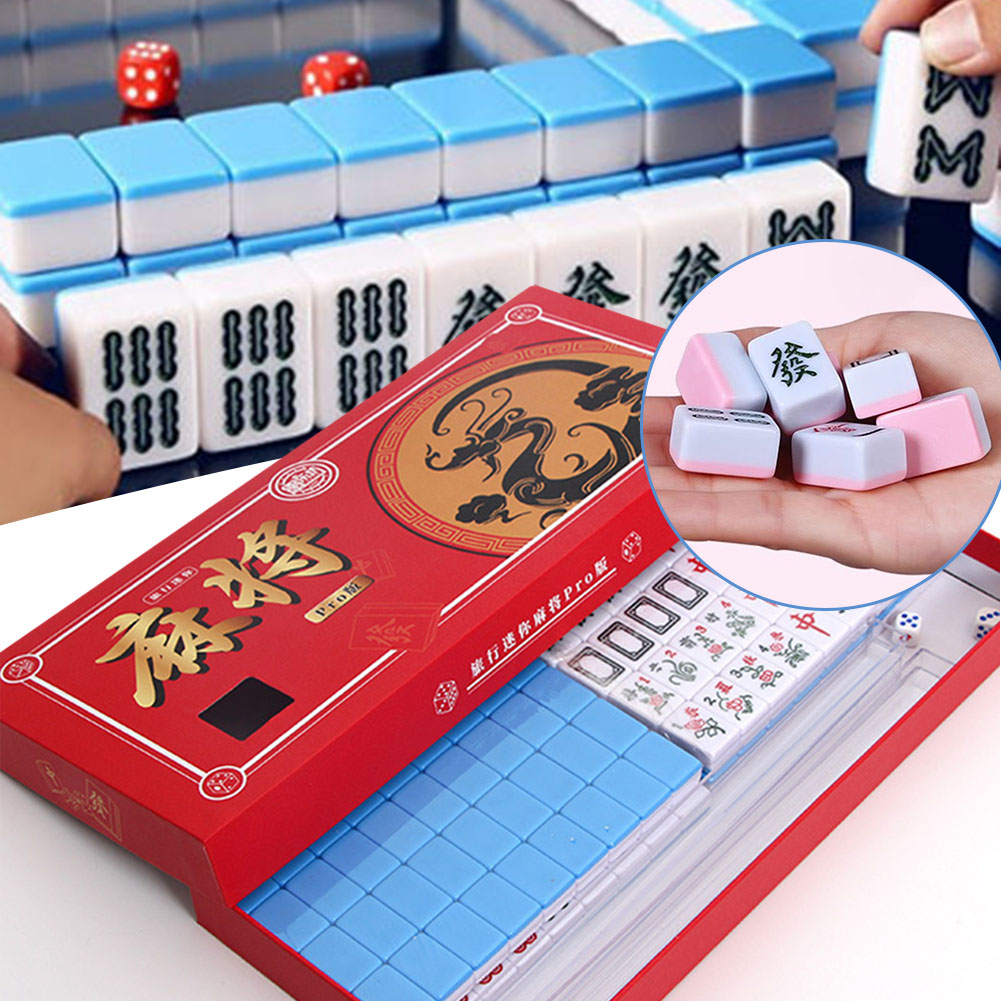 Mini Mahjong de viaje portátil - Board Game Box reseña y precio