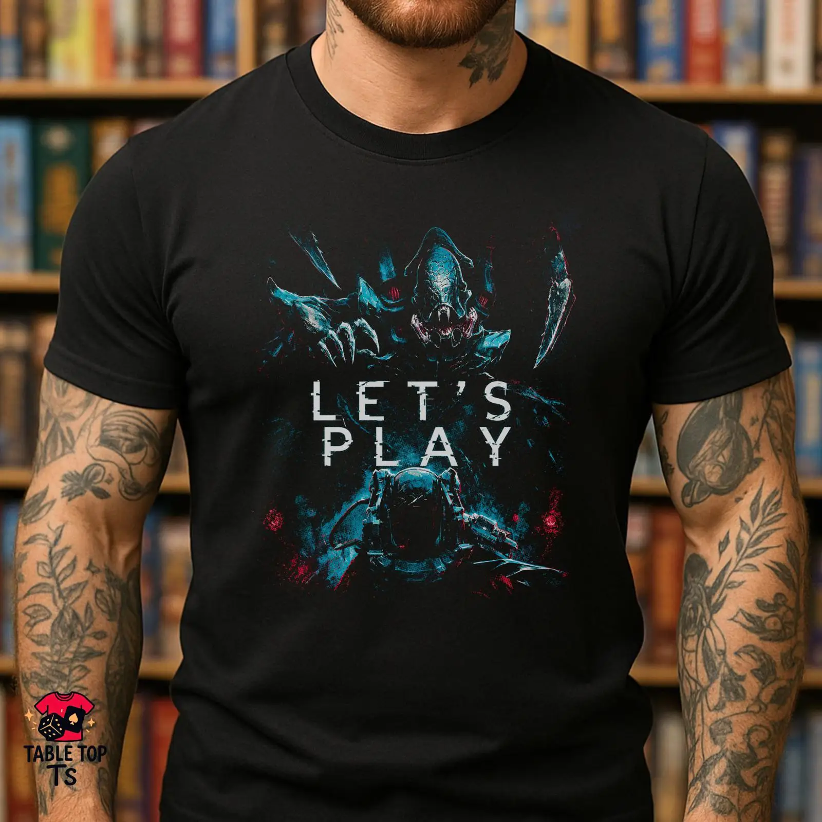 Camiseta LET'S PLAY inspirada  - Board Game Nemesis reseña y precio