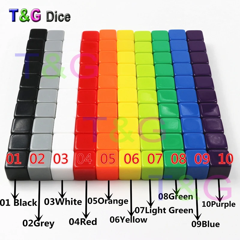 T & G-dados D6 personalizados, - Board Game Logo reseña y precio