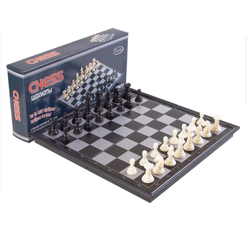 Ajedrez magnético plegable, ta - Magnetic Travel Chess reseña y precio