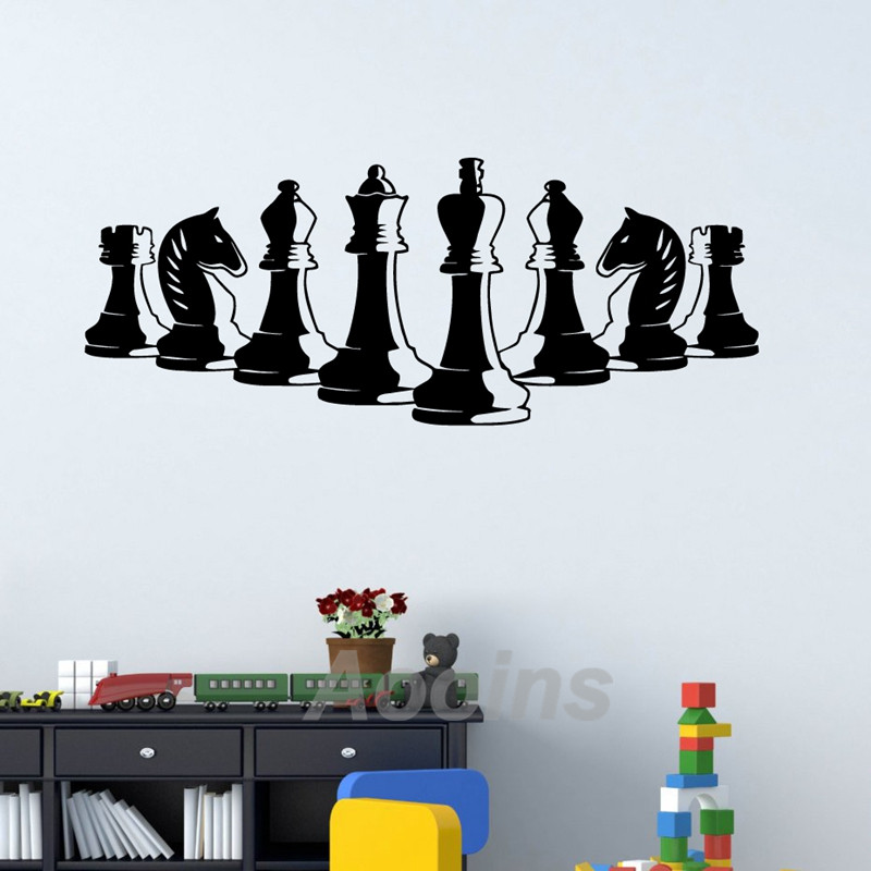 Piezas de ajedrez para decorac - Board Game Quote reseña y precio