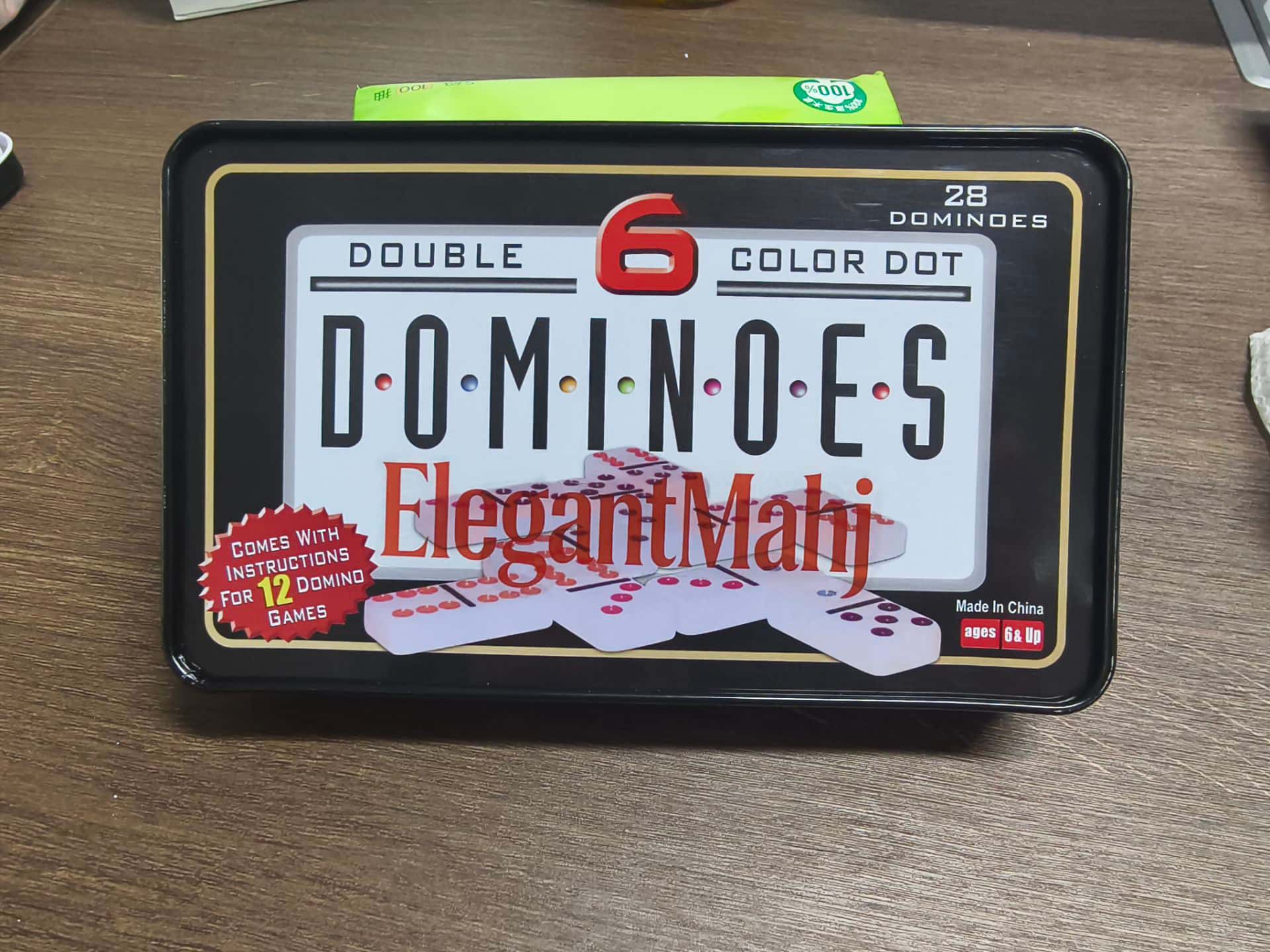 Elegante Juego de Dominó Doble - Board Game Box reseña y precio